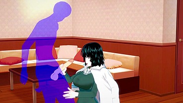 One Punch-Man Hentai - Fubuki Blowjob - Japanese Asian Manga anime game porn