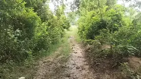 Deep throating cousin's tight beaver in a steamy jungle tryst.