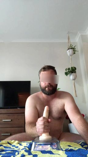 Stroking then riding like a slut