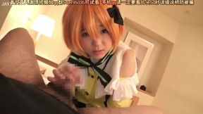 Naughty cosplay girl gets wild behind the scenes