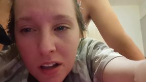 Tight Brunette Gets Fucked - Cum Inside of Her Tight Pussy