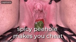 spicy peehole makes you cheat - captioned