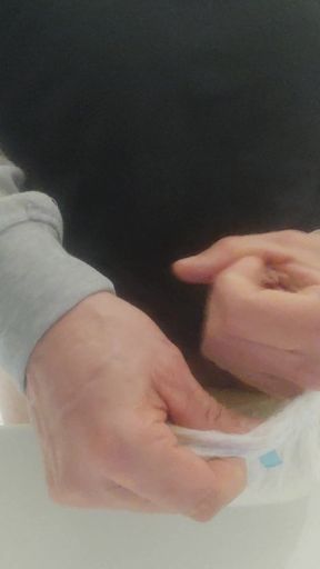 Diaper cumming