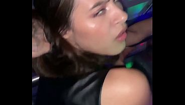 Latina cutie gives hard rough sex at VIP nightclub