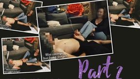 Cataleya's surprise will make him cum three times 1 handjob with feet in the face 2 handjobs and footjobs 3 just a footjob for a cum firework part 2 only footjob