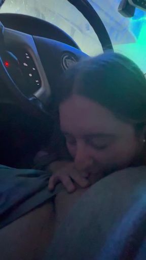 Must-see moment from &quot;Car wash took too long so I sucked his cock till he finished&quot;