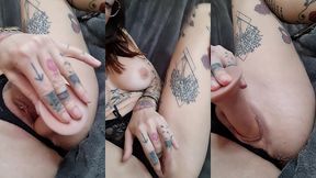 video ou je me gob la chatte , seins nous, crachats et mes petites lunettes de ...