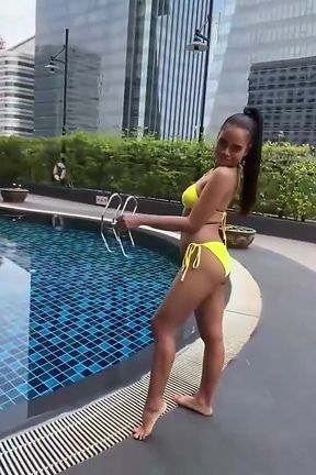 Johntronx - Sensational Pool Fuck with a Sensational Amateur Asian Girl