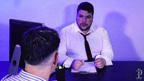 escritorio profanus episodio 3 e 4 (duo completo) o chefe testa o.pau dos atores novos e come cu do estagiario