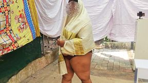 Classically Dressed Desi Girl Getting Naked Wearing Only Jewels