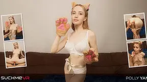 Busty Teen Polly Yangs Experiments With Her Furry Fetish - SuckMeVR