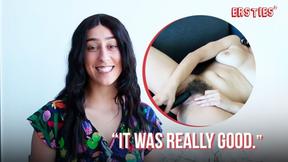 ”Ersties - Dark Haired Babe Gets Off With a Large Dildo”