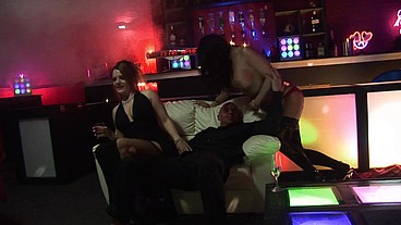Eva Angelina, Carly Parker, And Leah Caprice In Group Fuck Scene