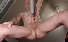 Grandpa Daddy Exhibitionist Masked Vacuumcleaner Cock Sucking Cumshot Sexshow