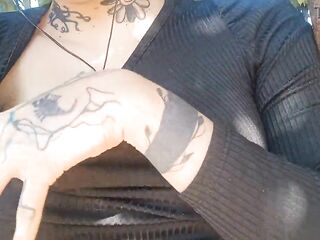 I desire I had anybody to suck my boobs on the street this day