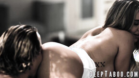 Classy hot girl Ella Reese is facialized after hardcore spitroast