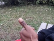 Mfreaky and Jfreaky jerkin our dicks on a bike trail by the river...