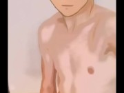 How do you like this Anime filter? - Teen uses Snapchat filter and masturbates