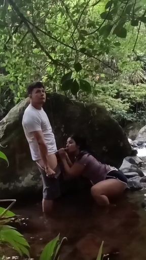 PART ONE they take me to the river and they make me SUCK and IT COMES IN MY FACE.. I love nature   Clip 1