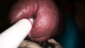 Double Cum and Urethral Insertion in My Giant Cock