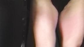 ”Restrained blonde curves whipped by deviant stud”