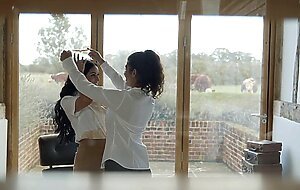 Brunette Lesbians Luna Silver Toy Each Other With Sex Toys