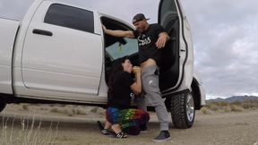 Roadside Creampie with Hot Babe