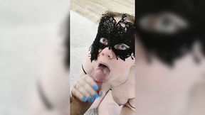 POV: Dick&#x1F32D; down throat and swallow semen Semen on nipples Delicious