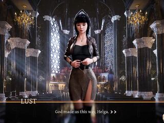 Sisters in Sin Gameplay Part nineteen – Helga Caught Fingering in Front of the Altar