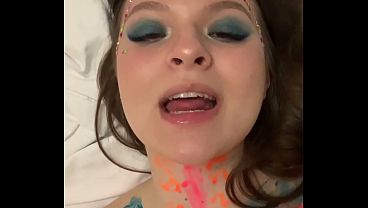 Rave Girl Teases Solo Then Gets Fucked Hard