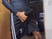enjoying sex with an inflated condom