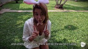 Stuffed with carrots, my tight holes crave more - ALIX VLOGS