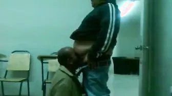 Hairy Daddy Bear Gets His Fat Cock Sucked by Chubby Amateur