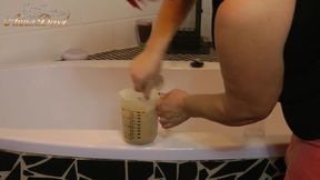 Homemade dildo  - Test 1