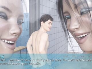 Lascivious stepsister and her ally was sucking my weenie in public shower-CG Manga Animated Porn-F.I.L.F