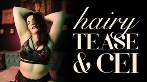 Hairy Body Tease & CEI