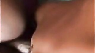 Black No condom Amateur Pulverizes Uber-cute Donk