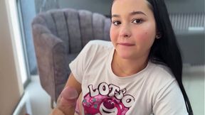 My little stepsister wants me to fuck her really hard in exchange for using my cell phone to talk to her boyfriend