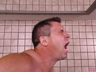 T-girl Vitoria Neves Gets Mouth Screwed and Butt Pounded