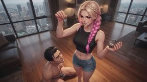 Chastity Stories #10: Locked Forever by the Mean Princess Keyholder