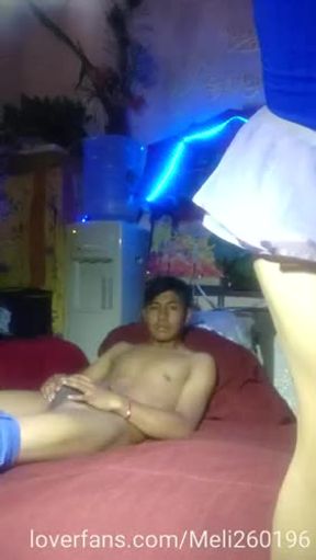 CHAVITO DE MENOS DE 19 REGRESO A CULEARME RICO LE GUSTO MI CULITO Y ME PREÑO DELI ME ENCANTA MMMM