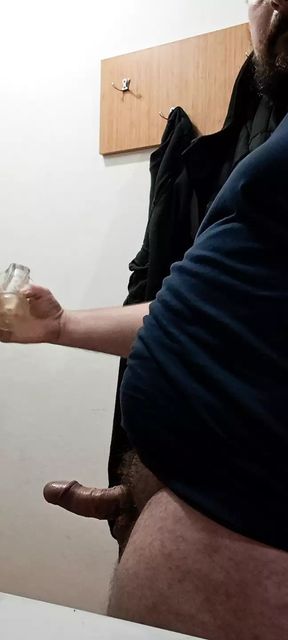 bearded boy solo masturbation hairy cock