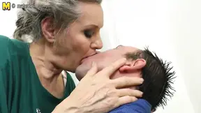 Granny Drains My Cock Then Rides Me Until I Fucking Explode Inside Her