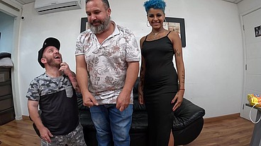 Angel Machado em sexo anão com anal