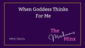 Goddess Thinks for You | Deep Surrender & Slow Pleasure JOI