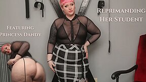 Reprimanding Her student 18+; Pink Hair Bbw Solo With Princess Dandy