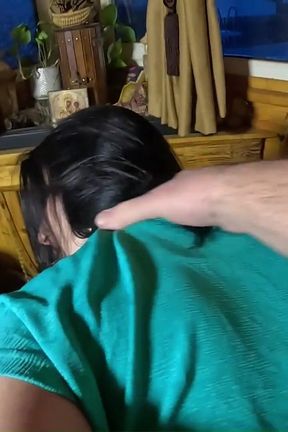 Sorry About My Boss - Shiny Jeans Cameltoe, Deep Blowjob and Wet Squirt Apology