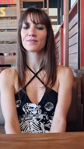 Fast Food Exhib for Lety Howl and Blowjob