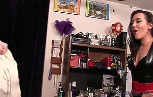 Sexy Blonde Cadence Lux Kissing Horny Slut Sin Sage's Perfect Phat Booty!