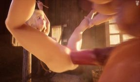 Ranch part 1 barn rough anal 3d trans deep inside hard fuck intense